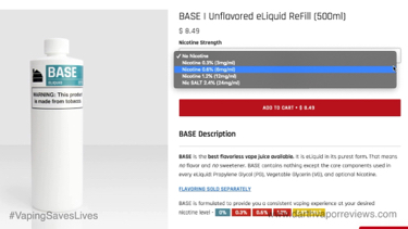 Liquid Barn BASE 500ml Refill